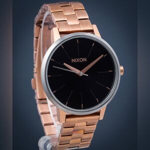 Nixon The Kensington - rose gold & black